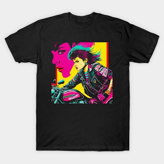 Anime Motorcycles: Pop Art Edition T-Shirt by JB.Collection